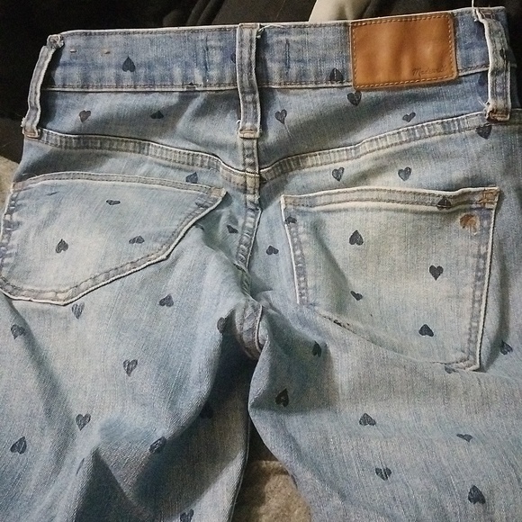 Madewell heart jeans. Size 23 - Picture 5 of 5